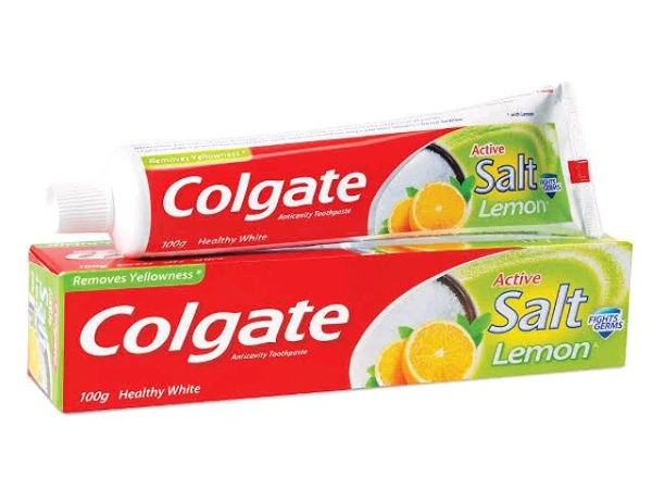 Colgate Active Salt & Lemon Toothpaste - Out of Stock, 100g
