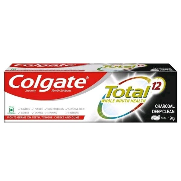 Colgate Total Charcoal Deep Clean Toothpaste - Out of Stock, 120g