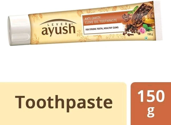 Lever Ayush Anticavity Clove Oil Toothpaste - Out of Stock, 150g