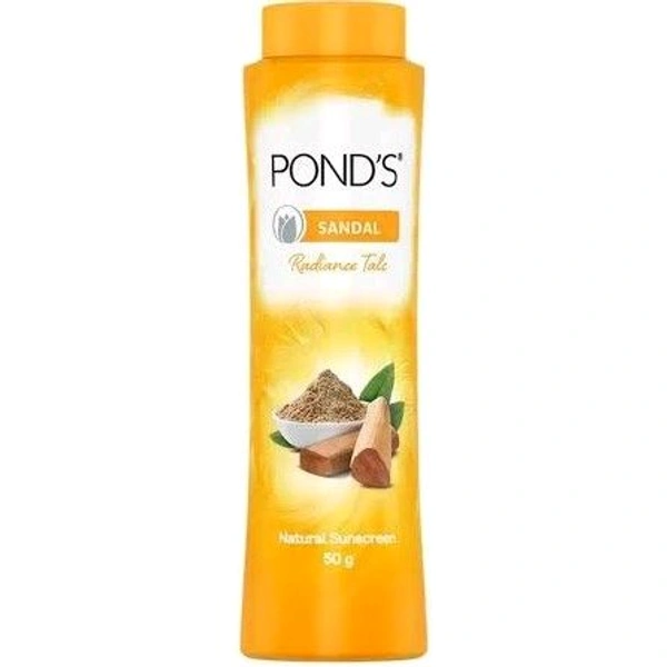 Pond's Sandal Radiance Talcum Powder - Out of Stock, 50g, Face Powder