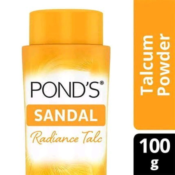 Pond's Sandal Radiance Talcum Powder - Out of Stock, 100g, Face Powder