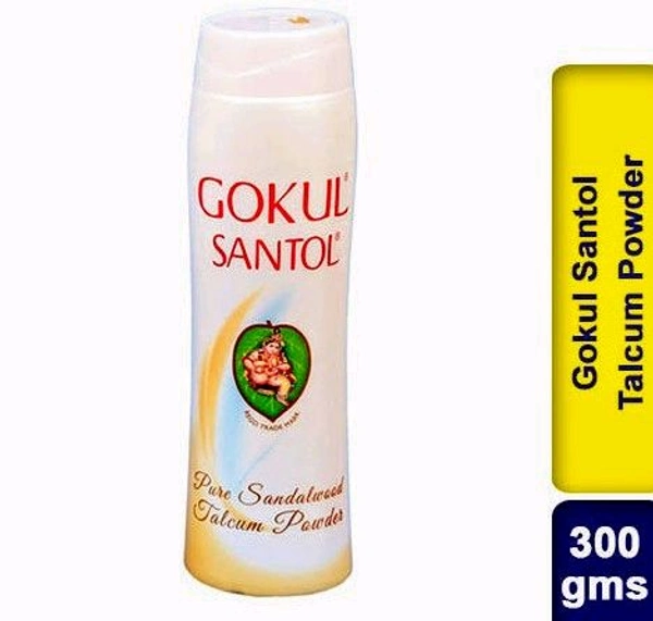 Gokul Santol Pure Sandal Talcum Powder - Out of Stock, 300g, Face Powder