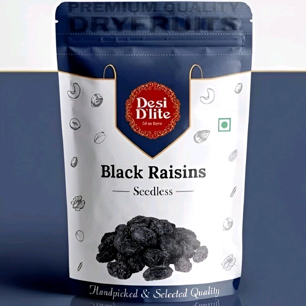 Desi D'lite Black Raisins Seedless Dates - 250g