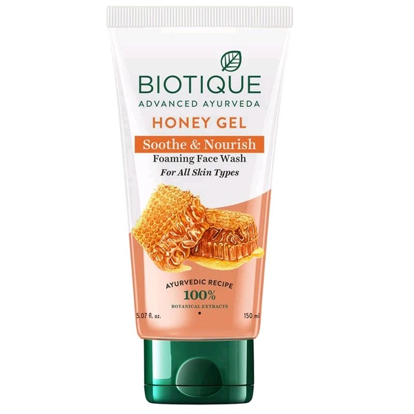 Biotique Advanced Ayurveda Honey Gel Foaming Face Wash - Out of Stock, 50ml, Face Wash