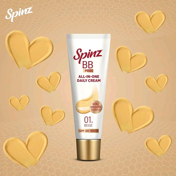 Spinz BB Pro All In One Daily Cream - Out of Stock, 15g, Face Cream