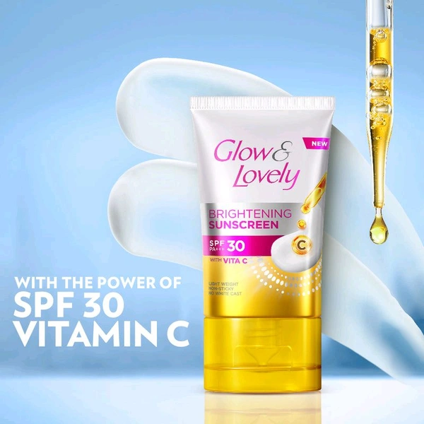 Fair & Lovely Glow & Lovely Brightening SunScreen - Out of Stock, 15g, Sunscreen