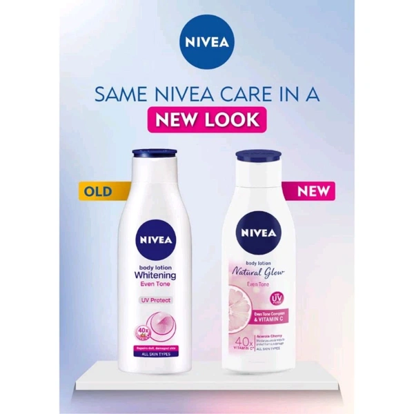Nivea Body Lotion Natural Glow Even Tone Acerola Cherry - Out of Stock, 200ml, Body Lotion