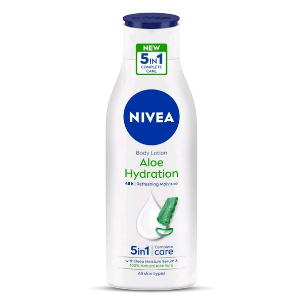 Nivea Body Lotion Aloe Hydration 5 in 1 Complete Care - Out of Stock, 75ml, Body Lotion