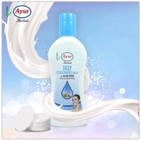 Ayur Herbals Deep Cleansing Milk With Aloe Vera - Out of Stock, Face Wash, 100ml