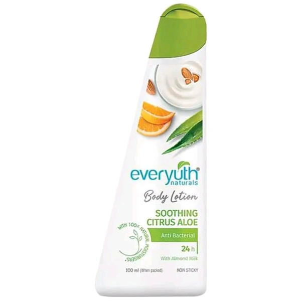 Everyuth Naturals Body Lotion Soothing Citrus Aloe - Out of Stock, 100ml, Body Lotion
