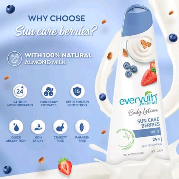 Everyuth Naturals Body Lotion Skin Care Berries - Out of Stock