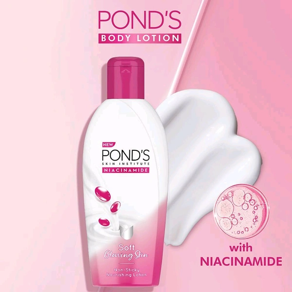 Pond's Niacinamide Soft Glowing Skin Non-Sticky Nourishing Lotion - Out of Stock, 90ml, Body Lotion