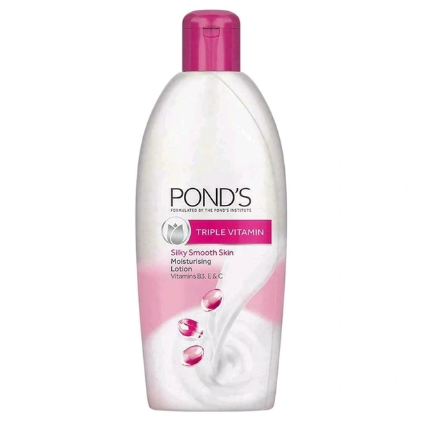 Pond's Triple Vitamin Silky Smooth Skin Moisturising Lotion - Out of Stock, 275ml, Body Lotion