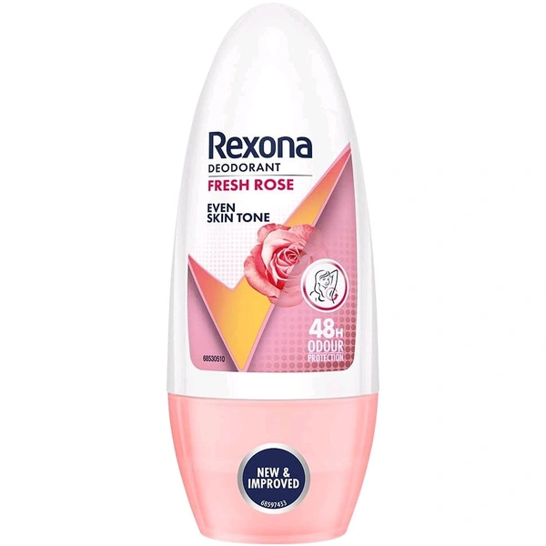 Rexona Deodorant Refresh Rose Even Skin Tone 48H Odour Protection - Out of Stock, 50ml, Armpit Deo