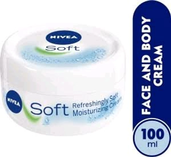 Nivea Soft Light Moisturising Cream - Out of Stock, 100ml, Body Lotion