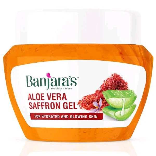 Banjara's Aloe Vera Saffron Gel - Out of Stock, 100g, Face Gel