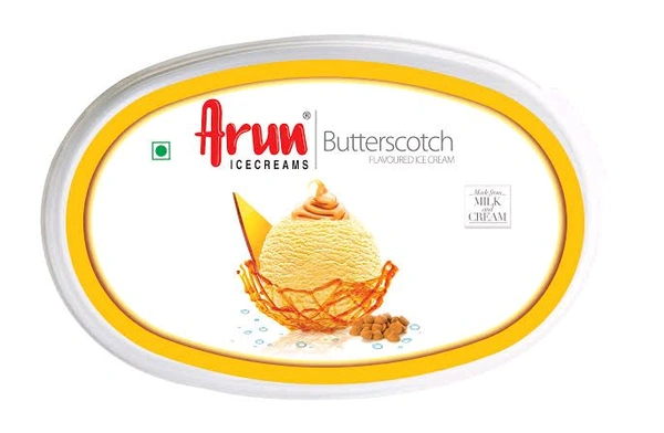 Arun Ice Creams Butterscotch Flavour - 125ml