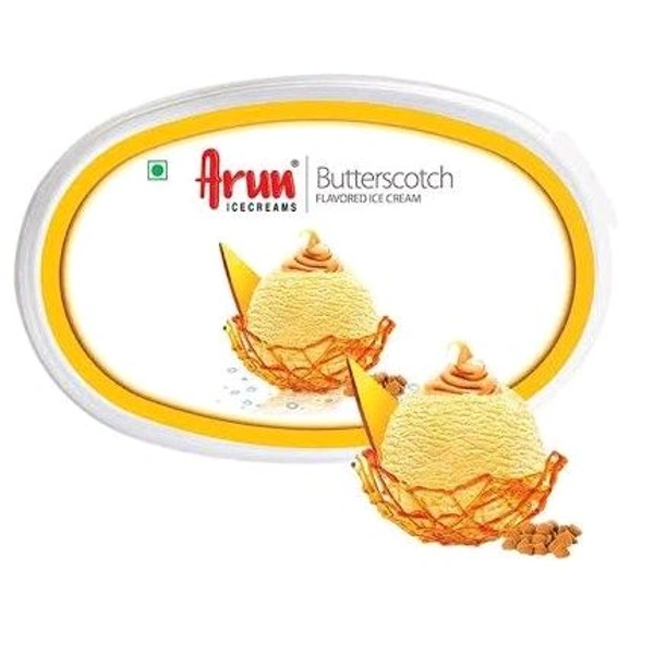 Arun Ice Creams Butter Scotch Flavour - 500ml