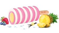 Arun Ice Creams Spiral Pineapple & Vanilla Flavored Ice Cream Stick - 60ml