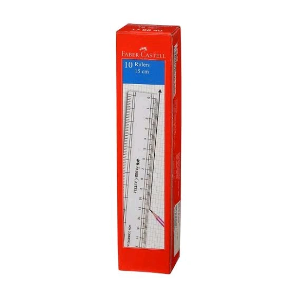 Faber-Castell Ruler Lineal (Scale-15cm) (Box) - Out of Stock, Ruler (Scale)