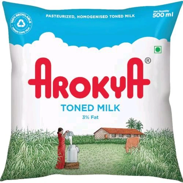 Arokya Toned Milk - 500ml