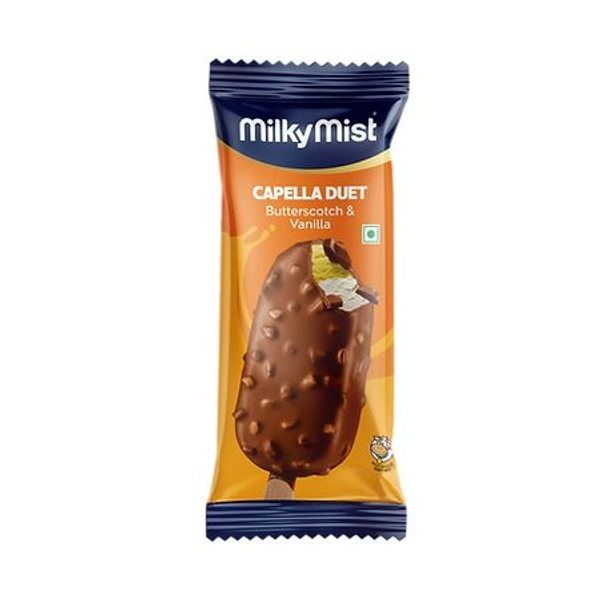 Milky Mist Capella Duet Butterscotch & Vannila Ice Cream Bar 80ml - 80ml