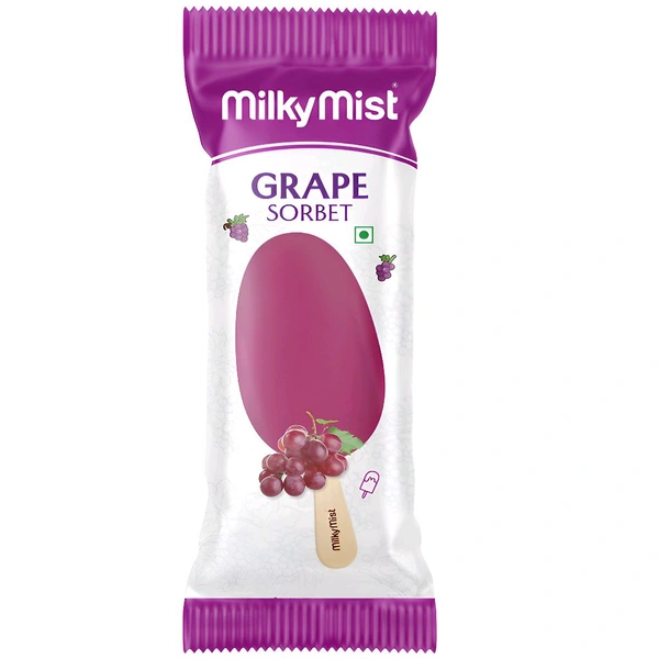Milky Mist Grape Sorbet Ice Cream Bar 60ml - 60ml