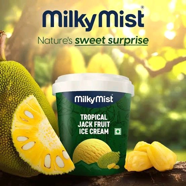 Milky Mist Tropical Jackfruit Ice Cream Cup 125ml - 125ml