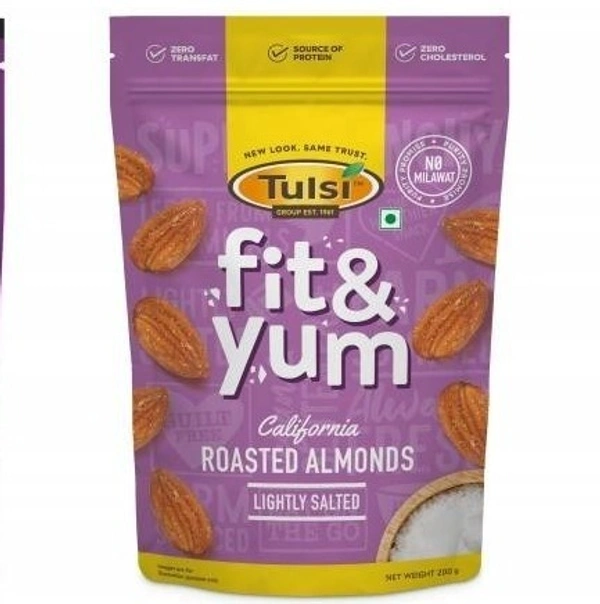 Tulsi Fit & yum California Roasted Almonds - 200g
