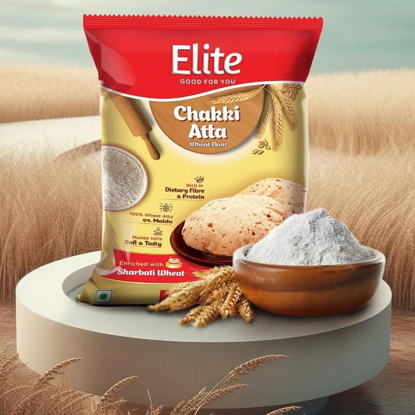 Elite Chakki Atta (5Kg+1Kg) Offer Pack - 6 Kg