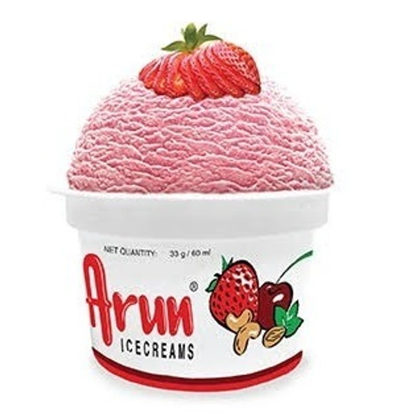 Arun Ice Creams Strawberry Flavored Ice Cream - 60ml