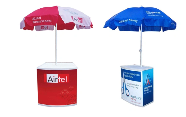 2x2 Promo Table with Umbrella - 2x2