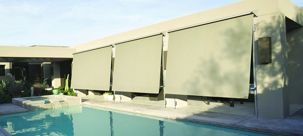 Pool Side Drop Awning - per sq feet