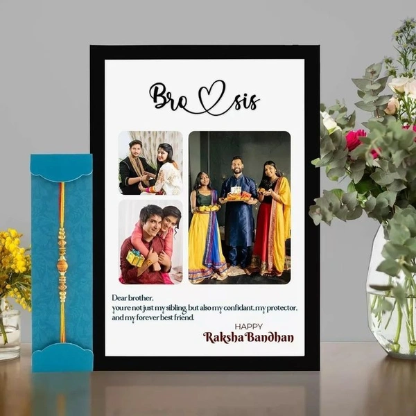 Rakhi Photo Frames | Personalised Photo Frame - 8x12