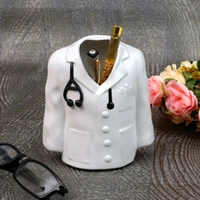 Doctor Coat Pen Stand - White