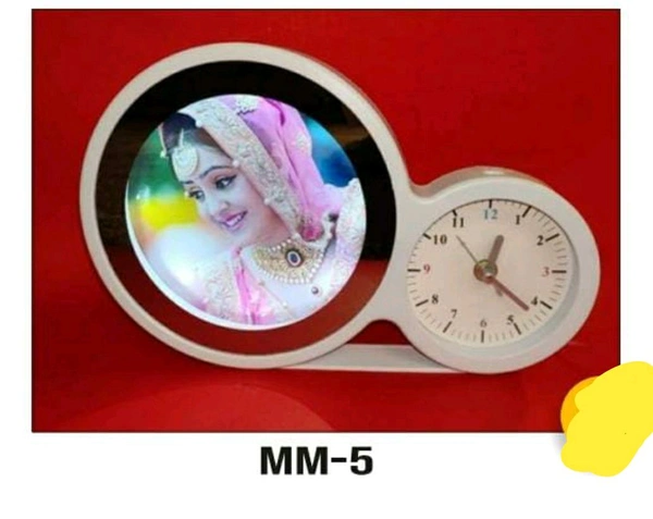 Magic Mirror  Clock - White