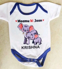 Printed Baby Rompers Red - 3 Month - 1 Year Kids., Red