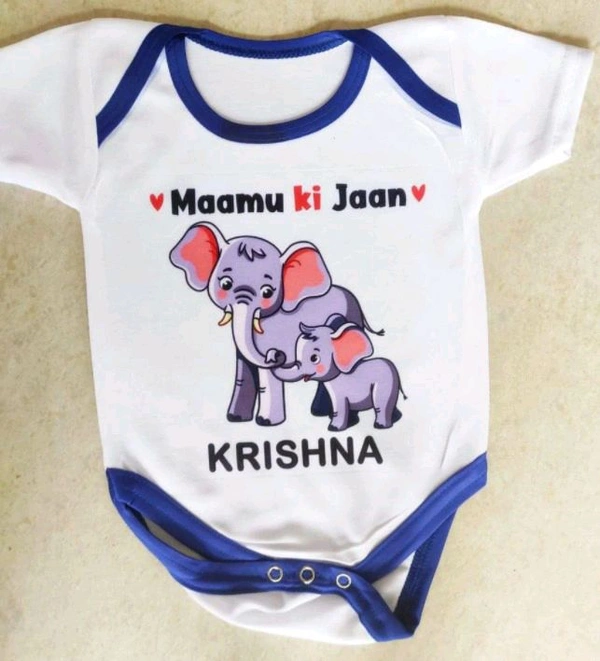 Printed Baby Rompers Red - 3 Month - 1 Year Kids., Red