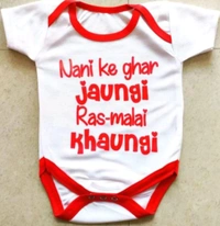 Printed Baby Rompers Blue - 3 Month - 1 Year Kids., Black