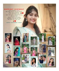 New Design Birthday - 8X12 Inches