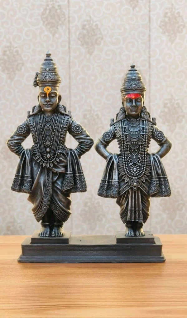 Vitthal Rukmini Statue - 12 Inch