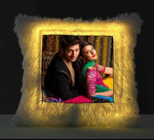 Led With Remote  PILLOWS - 12X12, White