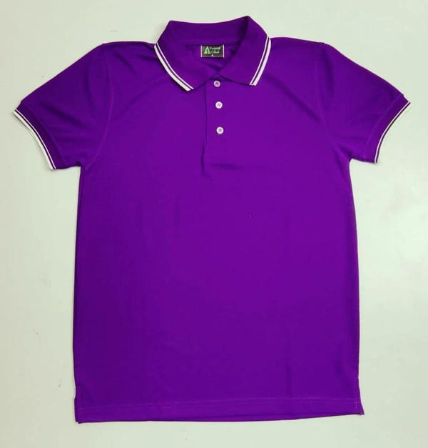 Printed Tshirt Dryfit with Collar 180 GSM - XXL, M,L,XL ,S, White