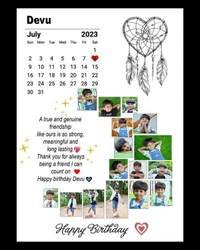 Happy birthday Poster design - 8x12