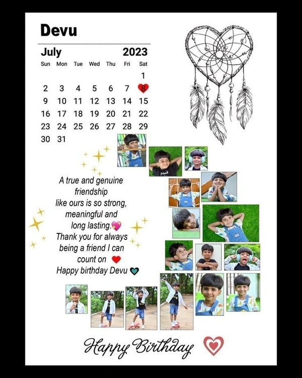 Happy birthday Poster design - 8x12