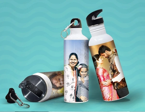 Nozzle Sipper Bottle  750 ml  Material - Aluminium - White