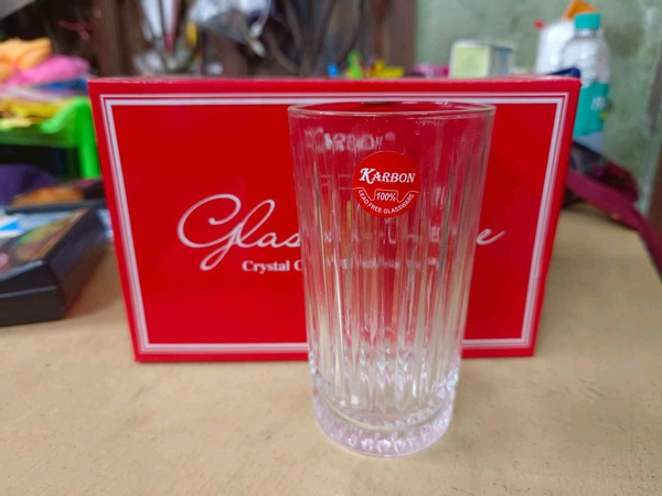 6pack Karbon glass 6pcs set Big Rs255 Per Pack