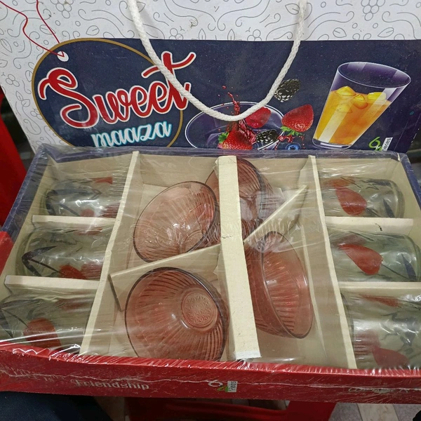6box Sweet Maaza Glass Set Rs220 Per Box