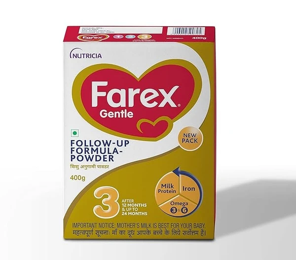 Farex -3 Follow Up Formula Refill - 400 g