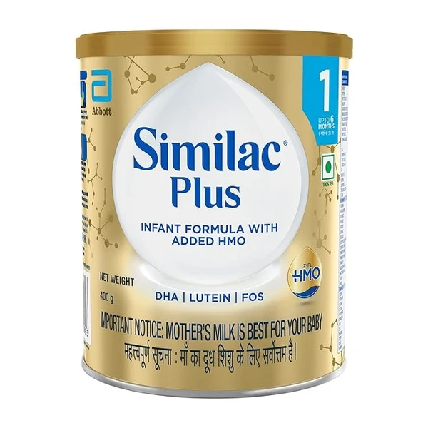 Similac Plus Stage 1 Infant 400G, Powder, Vegetarian